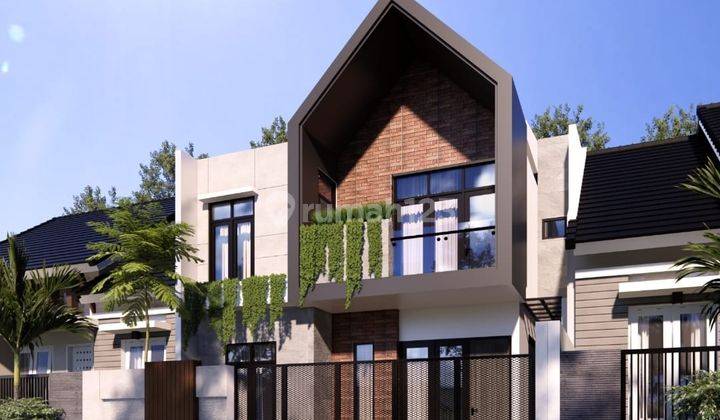 RUMAH 2 LANTAI MODEL TROPIS SCANDINAVIAN LOKASI PANDUGO BARU 1