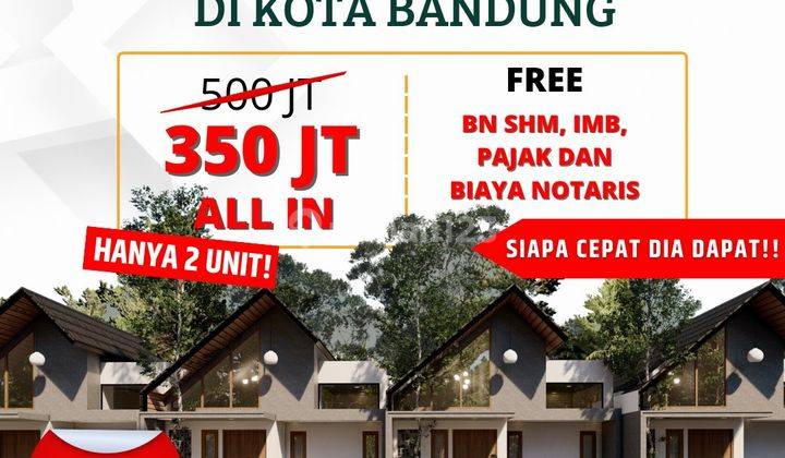 Rumah Baru Pesona Cipadung kota Bandung promo sampai 20 April 350 juta 2