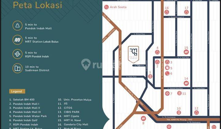 Dijual Rumah di Ruma Prana Cipinang Jakarta Selatan 2