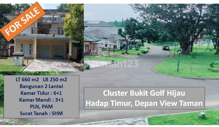 Dijual Rumah di Cluster Bukit Golf Hijau Sentul City 1