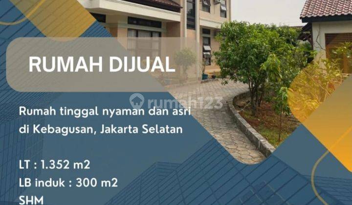 Dijual Rumah di Kebagusan Jakarta Selatan 1