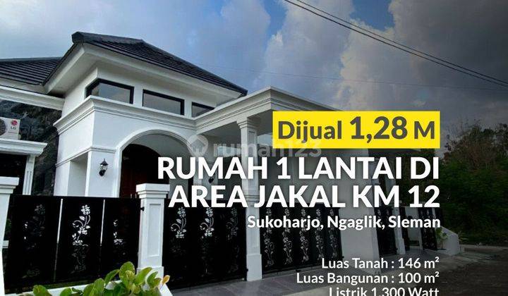 Rumah Canik, 1 Lantai, Jl. Kaliurang, Dekat Uii, Ngaglik 1