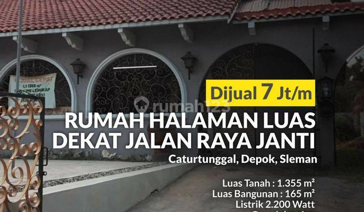 Tanah Luas, Bonus Bangunan Kecil, Strategis, Dekat Kampus, Mall 1