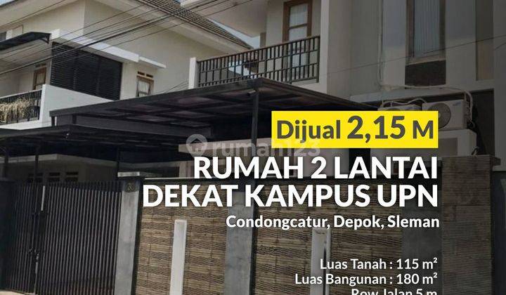 Rumah Mewah, Modern , Minimalis, Lokasi Favorit Pendatang, Condongcatur  1