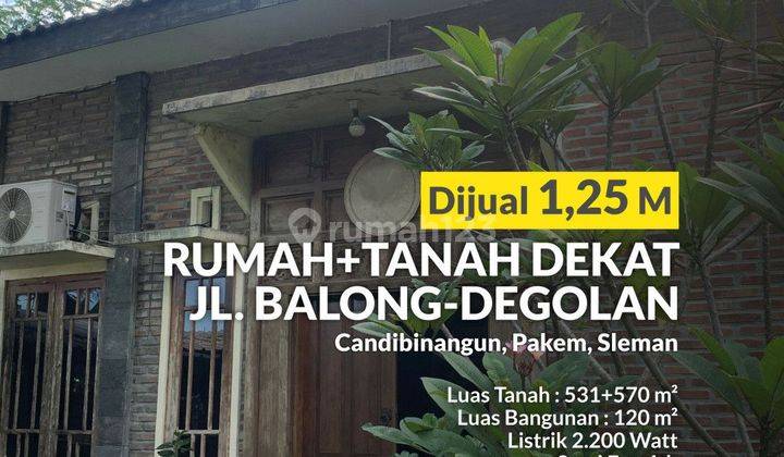 Rumah Dgn Tanah Yg Luas, Lokasi Hijau Dan Asri, Jl. Kaliurang Km 14 1