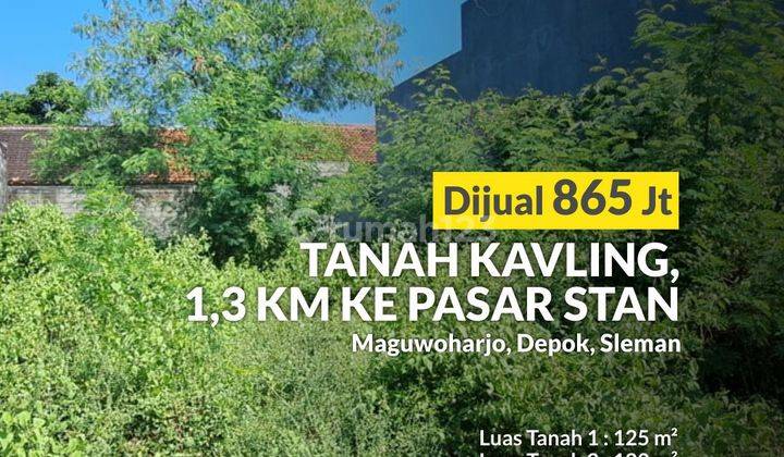 Tanah Kavling, Strategis, Dekat Pasar, Kampus, Maguwoharjo  1