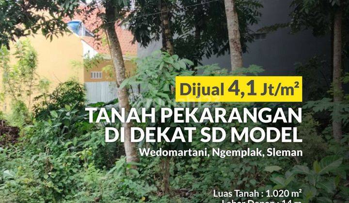 Tanah Kavling, Luas, Cocok Untuk Rumah, Wedomartani, Dekat SD Model 1