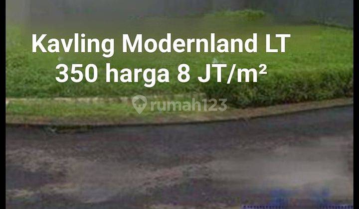 KAVLING MURAH Modernland Lt. 350 M 1