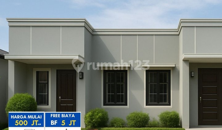 Rumah Siap Huni, Harga Ekonomis, Free Biaya2 Setu dekat Akses BSD