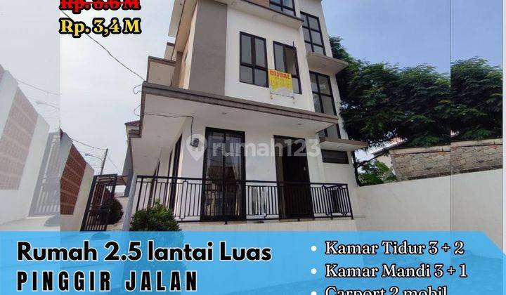 Rumah Mewah Siap Huni 2,5 Lt.pinggir Jalan Exit Tol Meruya Jakbar 2