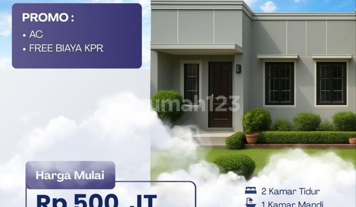 Rumah Siap Huni, Harga Ekonomis, Free Biaya2 Setu dekat Akses BSD