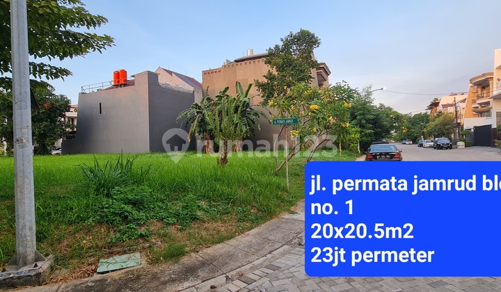 Jual Kavling Tanah Lokasi Strategis Hoek di Villa Permata Kelapa Gading
