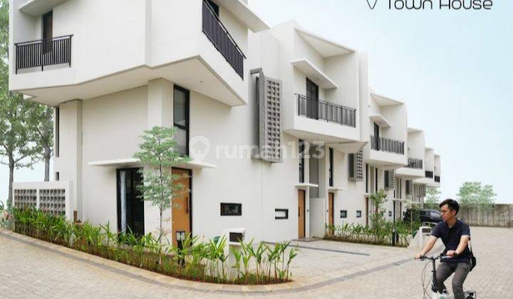 Di Jual Rumah Baru Bagus di V Town House Bintaro, Tangerang Selatan  2