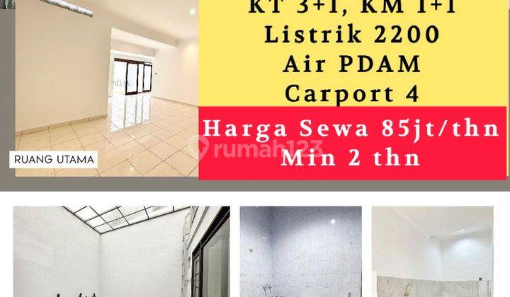 Rumah 3 Kamar Taman Depan Belakang Di Mekar Wangi Bandung Rumah Unfurnished Kontrakan Sudah Renovasi di Kompleks Mekar Wangi Bandung, Mekar Wangi 1