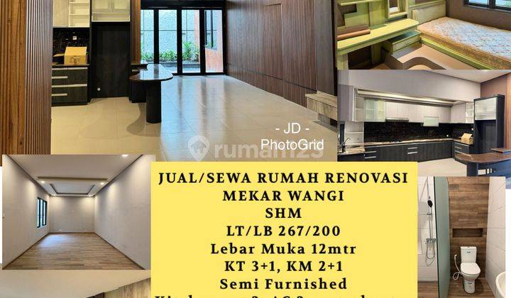 Rumah Renovasi Furnished Bagus Di Mekar Wangi Bandung Rumah Furnished Sudah Renovasi SHM - Sertifikat Hak Milik di kompleks Mekar Wangi Bandung, Mekar Wangi 1