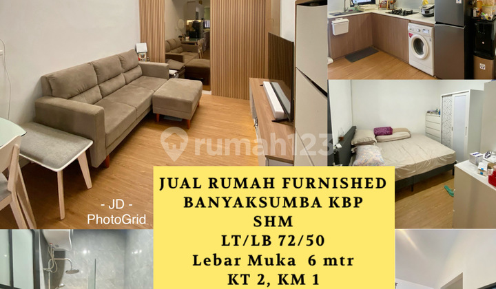 Rumah Furnished Kbp Banyak Sumba Bagus SHM di Kota Baru Parahyangan