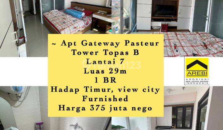 Apartemen 1 Bedroom Furnished View City Di Gateway Pasteur Bandung Furnished 1 Kamar Tidur Gateway Pasteur Apartemen 1