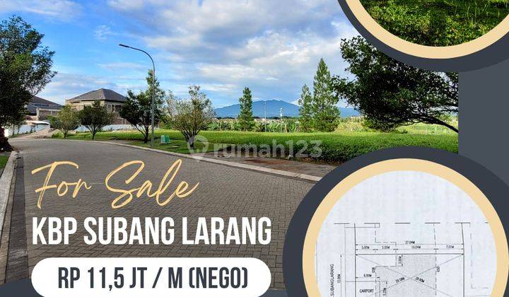 Tanah Kavling Luas 325 Meter Di Tatar Subang Larang KBP Bandung di Tatar Subang Larang KBP Bandung, Kota Baru Parahyangan 325 M² Tanah 1