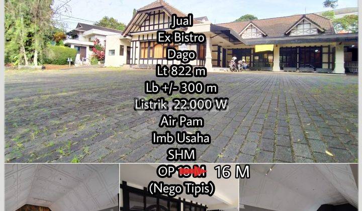 Ruang Usaha Luas 822 Meter Di Dago Bandung Ruang Usaha di Jalan Dago Bandung, Dago SHM - Sertifikat Hak Milik Unfurnished 1