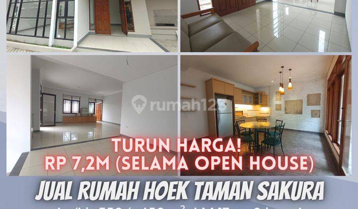 Rumah 2 Lantai Lebar Muka 17 Meter Di Taman Sakura Bandung Rumah Bagus SHM - Sertifikat Hak Milik di Kompleks Taman Sakura Bandung, Soekarno Hatta 2