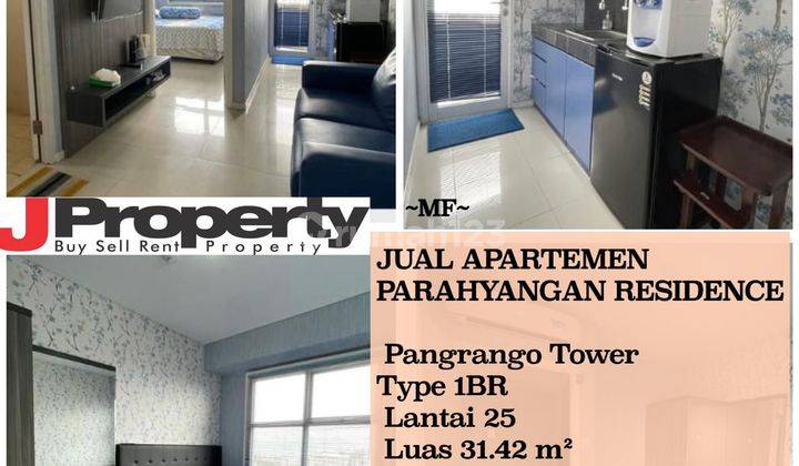 Apartemen 1 Bedroom Furnished Lantai 25 View City Di Parahyangan Residence Ciumbuleuit Bandung Apartemen Parahyangan Residences 1 Kamar Tidur Bagus Furnished 2