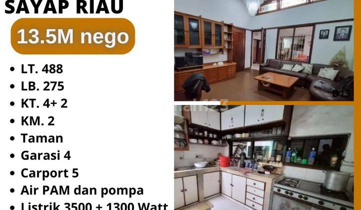 Rumah Langka Murah Di Sayap Riau Bandung Rumah di Sayap Riau Bandung, Riau Butuh Renovasi 1