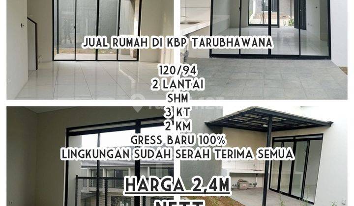 Rumah 2 Lantai 100% Baru Murah 2.4 Milyar Di Tatar Tarubhawana Kbp Bandung Rumah Unfurnished Baru Shm - Sertifikat Hak Milik Di Tatar Tarubhawana Kbp Bandung, Kota Baru Parahyangan Unfurnished Rumah Baru Shm - Sertifikat Hak Milik di Tatar Tarubhawana KBP 1