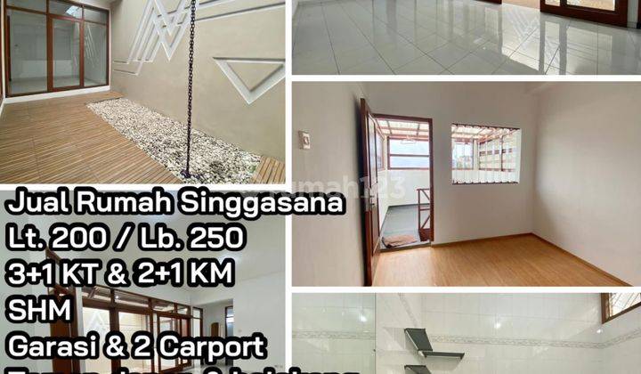 Rumah Renovasi Luas 200 Meter 1,5 Lantai Di Singgasana Pradana Bandung Rumah Semi Furnished Sudah Renovasi SHM - Sertifikat Hak Milik di Kompleks Singgasana Pradana Bandung, Mekar Wangi 1