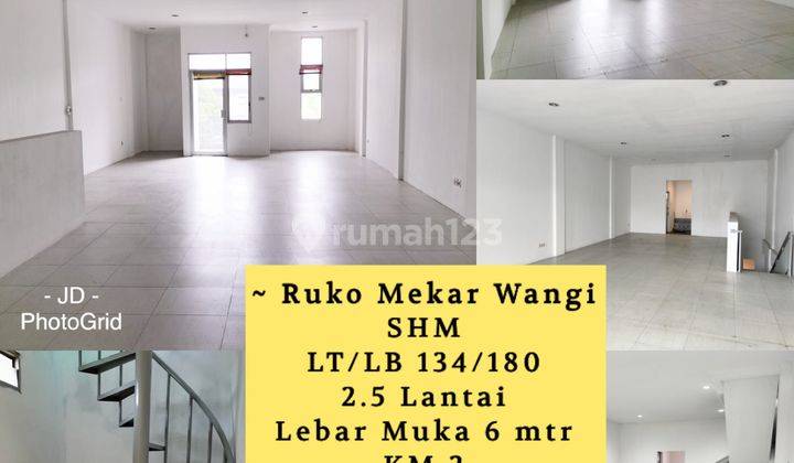 Ruko SHM 2 Lantai Harga 3.25 Milyar Di Mekar Wangi Bandung Ruko di Mekar Wangi Bandung, Mekar Wangi 180 m² Unfurnished SHM - Sertifikat Hak Milik 1