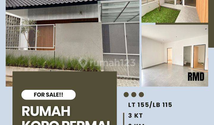 Rumah Baru Luas 155 Meter 1 Lantai Di Kopo Permai Bandung Rumah Unfurnished Baru SHM - Sertifikat Hak Milik di Kopo Permai Bandung, Kopo Permai 1