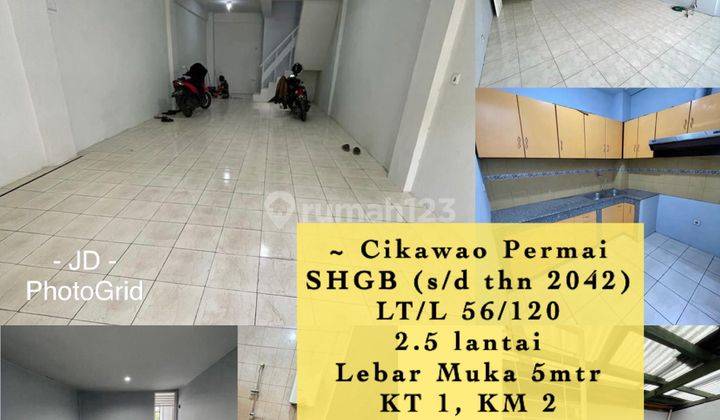 Ruko 2 Lantai Strategis Langka Pusat Kota Harga 800 Juta Di Cikawao Bandung Ruko Di Kompleks Cikawao Permai Bandung, Lengkong 120 M² 1