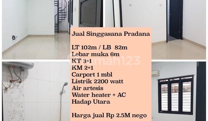 Minimalist House in Singgasana Pradana, Price 2 Billion 2