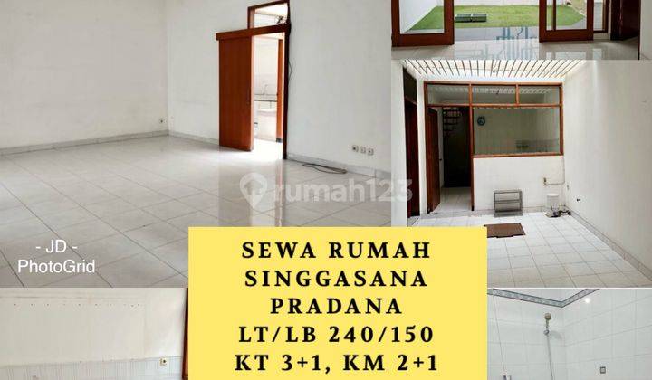 Rumah 1 Lantai Luas 240 Meter Harga 90 Juta Per Tahun Di Singgasana Pradana Bandung  Rumah Kontrakan Unfurnished Bagus Shm di Kompleks Singgasana Pradana Bandung, Mekar Wangi 1