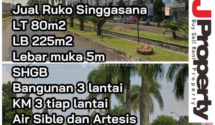 Ruko Strategis Bagus 3 Lantai Di Singgasana Pradana Bandung Ruko di Kompleks Singgasana Pradana Bandung, Mekar Wangi 225 m² 1