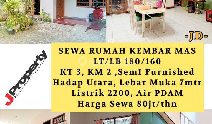 Rumah Kembar Mas Bandung Semi Funished Rumah Semi Furnished Kontrakan Bagus di kompleks Kembar Mas Bandung, Pasir Luyu 1