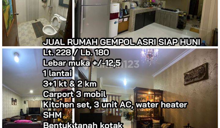 Rumah Siap Huni Di Gempol Asri Bandung Rumah Semi Furnished Bagus SHM - Sertifikat Hak Milik di Gempol Asri Bandung, Pasir Koja 1