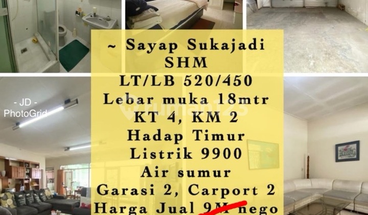 Rumah Sayap Sukajadi Bagus Asri SHM di Sayap Sukajadi Bandung, Sukajadi Rumah Sayap Sukajadi Bagus Asri SHM di Sayap Sukajadi Bandung, Sukajadi