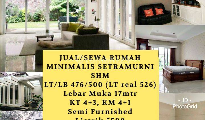 Rumah Lux Minimalis 2 Lantai Semi Furnished Di Setramurni Bandung Rumah Semi Furnished Bagus SHM - Sertifikat Hak Milik di Kompleks Setramurni Bandung, Setra Murni 1