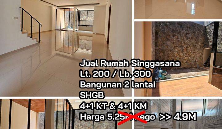 Rumah Baru 2 Lantai Harga 4,9 Milyar Di Singgasana Pradana Bandung  Rumah Baru di Kompleks Singgasana Pradana Bandung, Singgasana 1