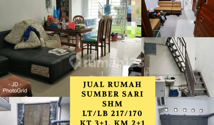 Rumah Sumber Sari Harga 2 Milyar Bagus SHM di Soekarno Hatta
