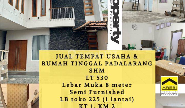 Ruang Usaha & Rumah Tinggal Di Padalarang Ruang-Usaha di Jalan Raya Purwakarta Padalarang Bandung , Padalarang 370 m² SHM - Sertifikat Hak Milik Semi Furnished 1