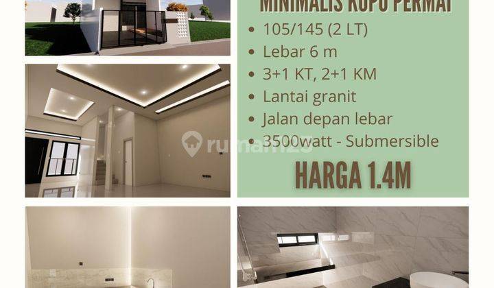 Rumah Baru 2 Lantai Harga 1,4 Milyar Di Kopo Permai Bandung Rumah Unfurnished Baru SHM - Sertifikat Hak Milik di Kompleks Kopo Permai Bandung, Kopo Permai 1