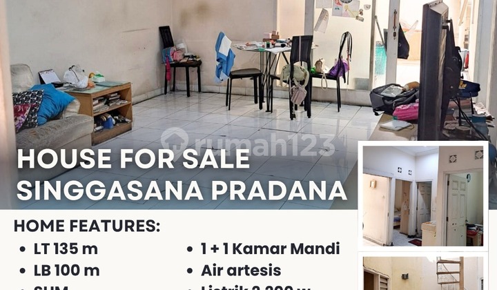 Rumah Singgasana Pradana Bandung Harga 2.3 Milyar Rupiah SHM di Mekar Wangi