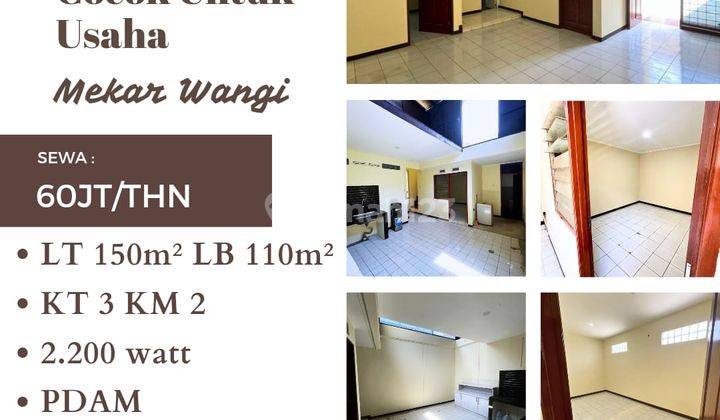 Rumah Mekar Wangi Harga 60 Juta Per Tahun Rumah Kontrakan Sudah Renovasi SHM - Sertifikat Hak Milik di kompleks Mekar Wangi Bandung, Mekar Wangi 1