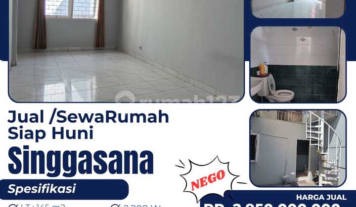 Rumah Siap Huni Singgasana Pradana 65 Juta Per Tahun