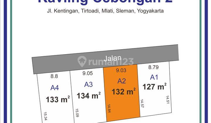 Kavling Di Tirtoadi Sleman, Akses Mobil; SHM-P 1