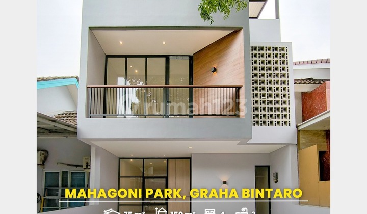 Rumah Brand New 2 Lantai Plus Attic Room Di Graha Dekat Tol Parigi