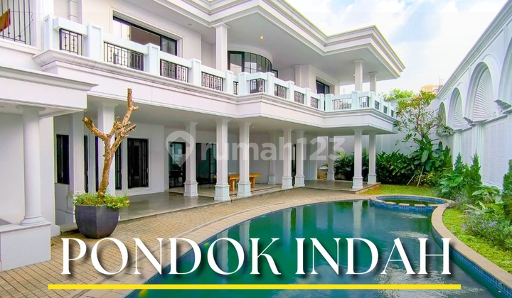 Rumah Lux Di Pondok Indah, Luas Dengan Kolam Renang