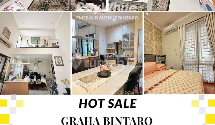 Jual Cepat, Rumah Hoek 150 m2 Di Graha Bintaro Dekat Tol