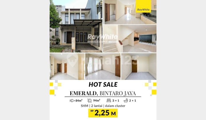 DiJual Cepat 2 M-an Dalam Cluster Emerald Bintaro Jaya
